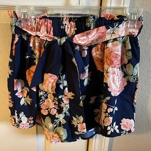 Small floral shorts